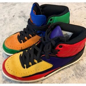 Nike Air Jordan 2 Retro Multi-Color Womens Sneakers CT6244-600 Size 7.5